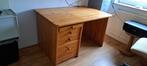 Massief Grenen Bureau met 4 Laden - 120x77x73cm, Huis en Inrichting, Ophalen, Gebruikt, Bureau