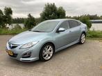 Mazda 6 2.0 Sport Hatchback AUT 2011 Blauw, Auto's, Mazda, Stof, Zwart, 4 cilinders, Blauw