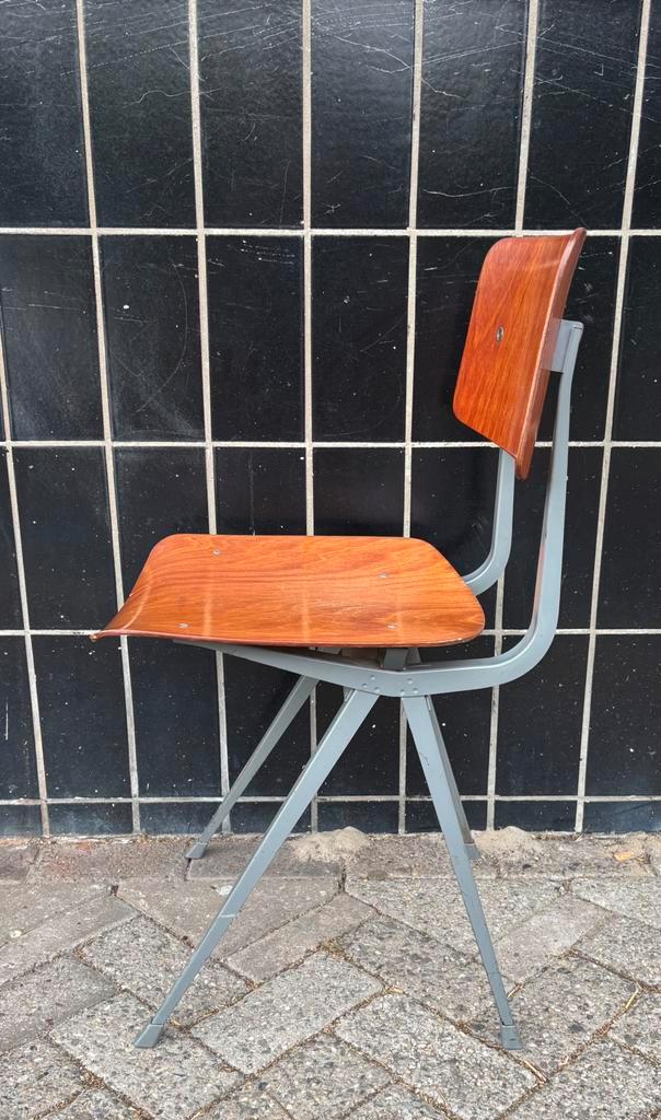 Vintage friso kramer result chair Amsterdam amtwerpen, Huis en Inrichting, Stoelen, Gebruikt, Eén, Hout, Metaal, Ophalen of Verzenden