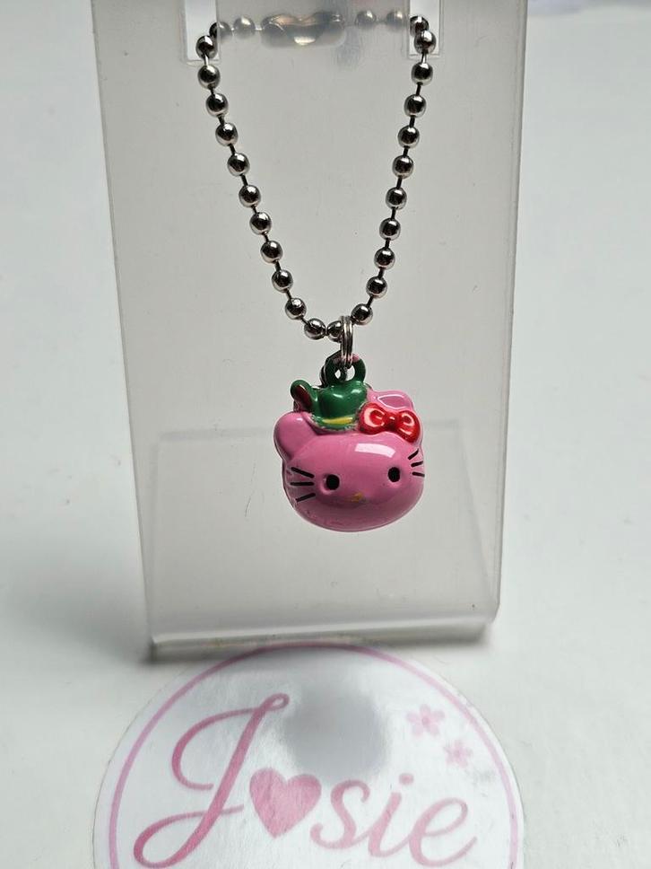 Tashanger met Hello Kitty belletje #22, Sieraden, Tassen en Uiterlijk, Kettingen, Nieuw, Overige materialen, Roze, Ophalen
