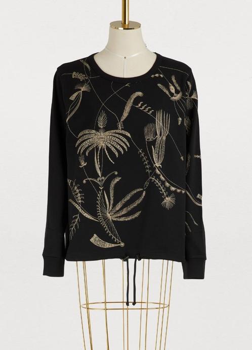 dries van noten pauw embroidered jumper trui | s, Kleding | Dames, Truien en Vesten, Nieuw, Maat 36 (S), Zwart, Ophalen of Verzenden