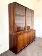 Vintage dressoir, vitrinekast Arne Vodder voor Sibast, Huis en Inrichting, Ophalen, Gebruikt, 100 tot 150 cm, Glas