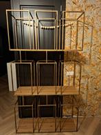 PTMD Vakkenkast Hout/Metaal - Goud, Ophalen