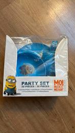 Minions party set verjaardag beker bordje schaaltje, Verzenden, Zo goed als nieuw