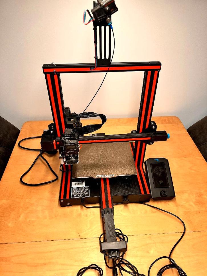 Creality 3D Ender 3 V2 3D Printer UPGRADED, Computers en Software, 3D Printers, Zo goed als nieuw, Ingebouwde Wi-Fi, Ophalen