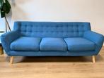 Scandinavisch bank 3-zits stof, Ophalen, Hout, 150 tot 200 cm, Driepersoons