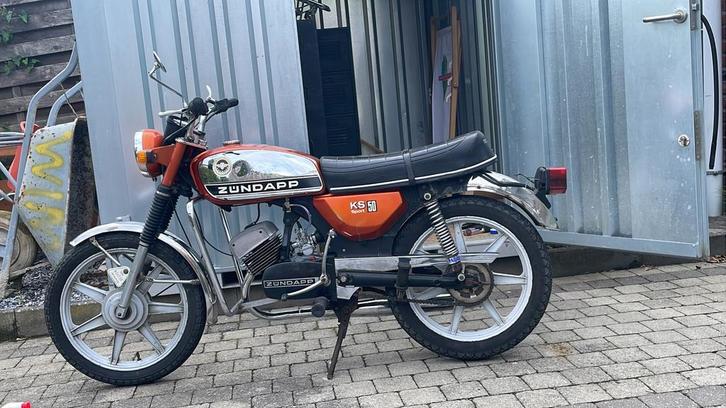 Zundapp ks50 sport 6,25pk. Model 1977, Fietsen en Brommers, Brommers | Zundapp, Gebruikt, KS50, Ophalen