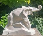 Aardewerk olifant "Dolly", art deco  Craquelé, Antiek en Kunst, Verzenden