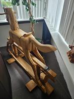 Houten hobbelpaarden   + Stoelen met paardenhoofd motief, Huis en Inrichting, Woonaccessoires | Overige, Ophalen, Zo goed als nieuw