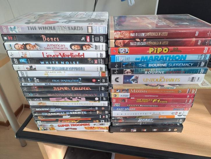 Films en muziek op DVD (diverse titels), Cd's en Dvd's, Dvd's | Actie, Zo goed als nieuw, Actie, Alle leeftijden, Ophalen of Verzenden