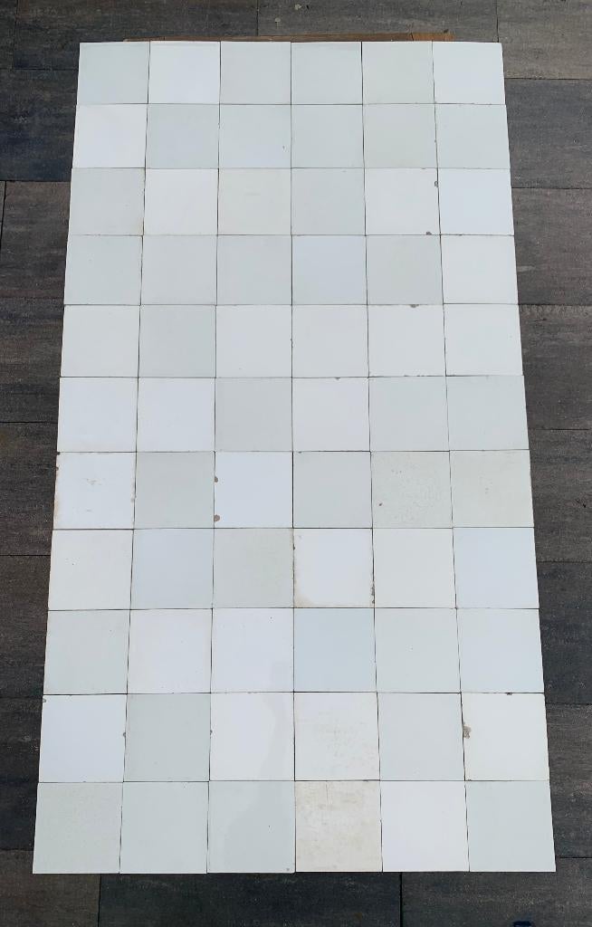 Collectie Friese witjes & meer 1000m2, Gebruikt, Minder dan 20 cm, 10 m² of meer, Wandtegels