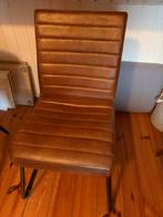 Leren stoel van Goossens, Bruin, Leer, Ophalen of Verzenden, Zo goed als nieuw