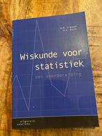 Wiskunde voor statistiek, Boeken, Studieboeken en Cursussen, Ophalen of Verzenden, Zo goed als nieuw