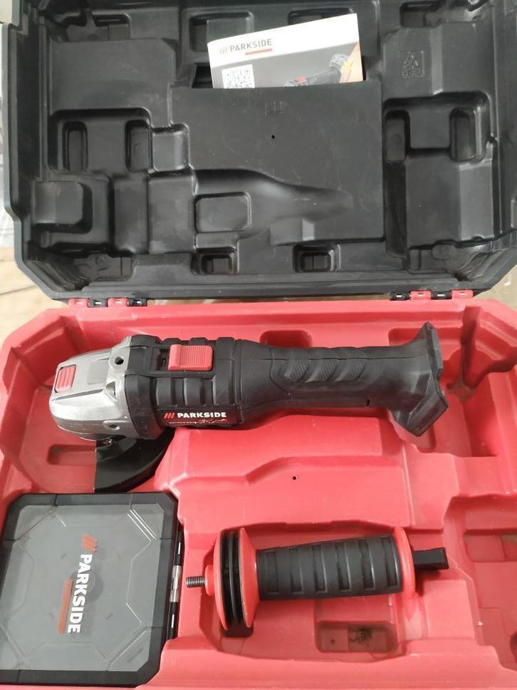 Accu haakse slijper - 20 volt - exclusief accu, Doe-het-zelf en Verbouw, Gereedschap | Slijpmachines, Gebruikt, Haakse handslijpmachine