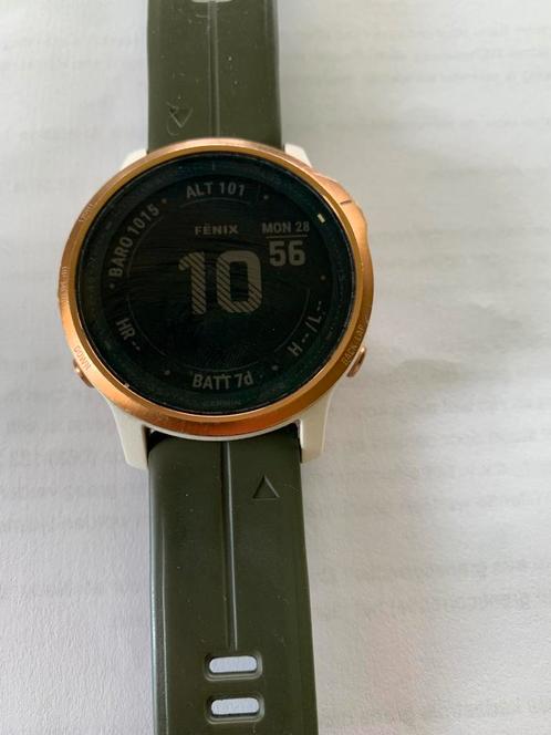 Te koop Garmin Fenix 6S, Sieraden, Tassen en Uiterlijk, Sporthorloges, Zo goed als nieuw, Windows, Wit, Conditie, Waterdicht, Ophalen of Verzenden