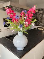 Mooi groot kunstboeket zijden bloemen silk-ka, Huis en Inrichting, Ophalen of Verzenden, Zo goed als nieuw, Binnen