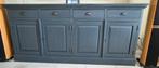 Dressoir kast zwart grijs, Ophalen, Teakhout, Zo goed als nieuw, 25 tot 50 cm
