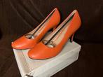 Sexy pumps maat 45, lederlook Terracotta, Pumps, Andres Machado, Nieuw, Oranje
