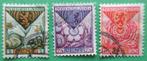Nederland 2 NVPH 166 - 168 Kinderzegels 1925 gestempeld, Postzegels en Munten, Postzegels | Nederland, Verzenden, T/m 1940, Gestempeld