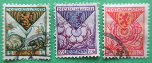 Nederland 2 NVPH 166 - 168 Kinderzegels 1925 gestempeld, Postzegels en Munten, Postzegels | Nederland, Gestempeld, T/m 1940, Verzenden