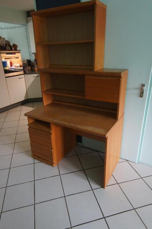 Bureau met boekenkast, Huis en Inrichting, Bureaus, Gebruikt, Bureau, Ophalen