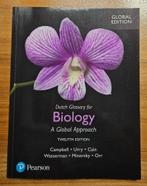Dutch Glossary for Biology, 12th edition, Ophalen, Pearson, HBO, Zo goed als nieuw