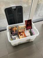 Curver doos met boeken, Ophalen, Gelezen, Verschillende onderwerpen