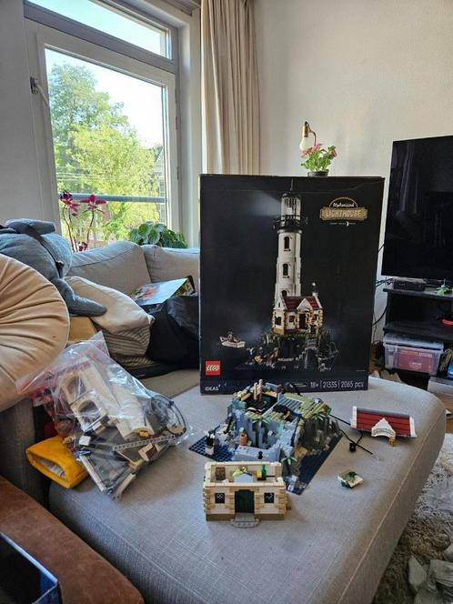 LEGO Ideas 21335 - Gemotoriseerde Vuurtoren, Kinderen en Baby's, Speelgoed | Duplo en Lego, Gebruikt, Lego, Complete set, Ophalen of Verzenden
