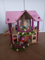 Eichorn houten poppenhuis meubeltjes en goki popjes, Ophalen of Verzenden, Poppenhuis