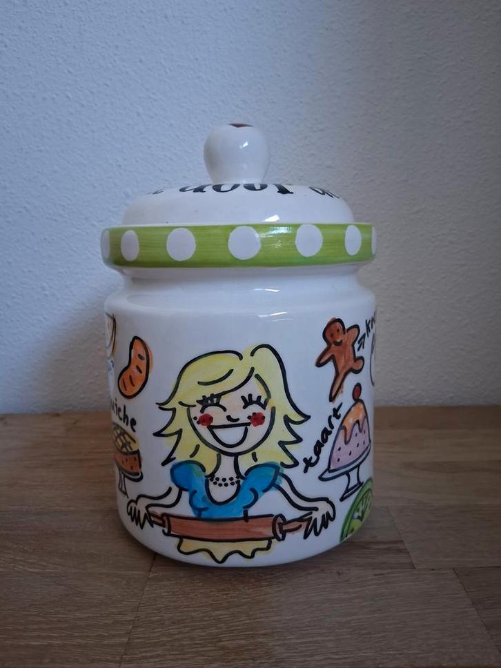 Blond Amsterdam voorraadpot | in goede staat, Huis en Inrichting, Keuken | Potten en Pannen, Zo goed als nieuw, Ophalen of Verzenden