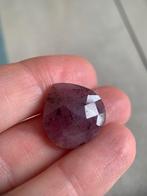 Paarse saffier edelsteen facetgeslepen cabochon, Verzenden, Nieuw