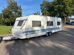 Hobby Prestige 650 UMFe Mover BOVAG beurt luifel en voortent, Caravans en Kamperen, 90 kg, Schokbreker, Rondzit, Hobby