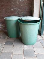 Plastic graf ton 250 liter met deksel, 150 liter of meer, Ophalen, Gebruikt, Kunststof