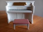Sylvanian families witte piano met roze bankje, Ophalen of Verzenden, Zo goed als nieuw, Poppenhuis