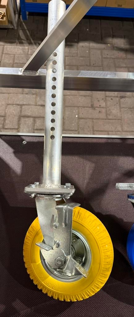 🏆NR1 Rolsteigerwiel geremd euroscaffold-alumexx universeel, Ophalen of Verzenden, Nieuw, Rolsteiger of Kamersteiger, Minder dan 2 meter