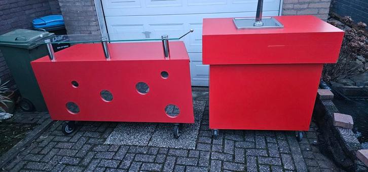 Verrijdbare Biertap & Werkbank Ombouw, Huis en Inrichting, Barren, Ophalen of Verzenden