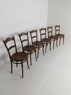 prachtige  Set van Zes Thonet Stoelen, Ophalen, Gebruikt, Bruin, .