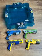 spinner MAD battle arena + 4 blasters + 9 tollen, Ophalen, Gebruikt