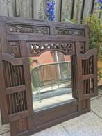 teakhouten spiegel, Ophalen, Rechthoekig