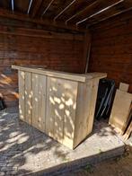 Steigerhouten bar - Te Huur, Huis en Inrichting, Barren, Ophalen, Zo goed als nieuw