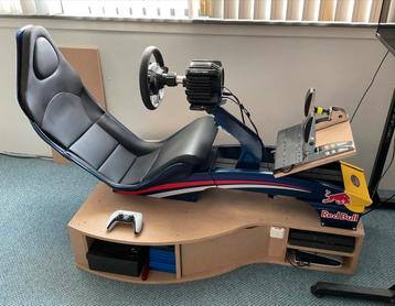 Playseat F1 Red Bull formule 1 race stoel met onderbouw kast beschikbaar voor biedingen