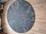 Comfy fluffy vloerkleed antraciet rond 160, Huis en Inrichting, Stoffering | Tapijten en Kleden, Ophalen, 150 tot 200 cm, Rond