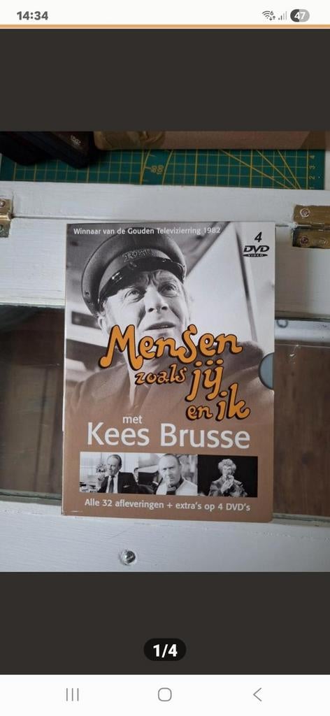 Mensen zoals jij en ik - Kees Brusse DVD Boxset, Cd's en Dvd's, Alle leeftijden, Boxset, Ophalen of Verzenden, Zo goed als nieuw