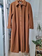 Erich Fend wollen met cashmere winterjas, Maat 38/40 (M), Bruin, Zo goed als nieuw, Erich Fend