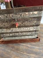 Unieke Indiase palmblad ets- en snijkunst -Tala Pattachittra, Ophalen of Verzenden