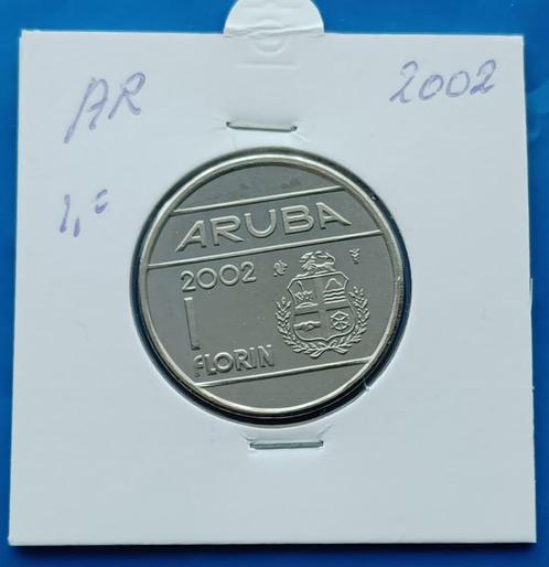 Aruba 1 Florin - 2002 UNC, Postzegels en Munten, Munten | Nederland, Losse munt, 1 gulden, Koningin Beatrix, Verzenden