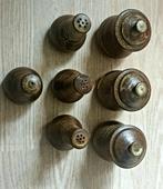 Kruiden potjes. Merk; Robert lowe hand thrown stoneware, Ophalen of Verzenden, Gebruikt, Aardewerk, Overige stijlen