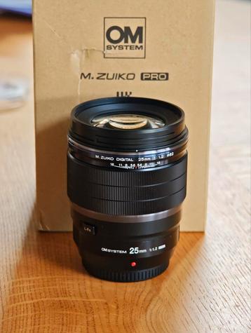 OM System Olympus M.Zuiko Digital ED 25mm f1.2 nieuwstaat beschikbaar voor biedingen