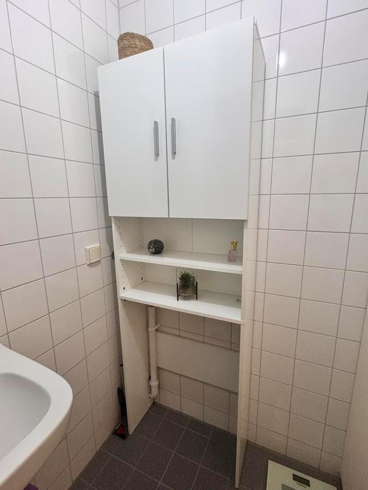 Wasmachinekast - Badkamer Opbergkast, Huis en Inrichting, Badkamer | Badkamermeubels, Gebruikt, (Half)hoge kast, 150 tot 200 cm