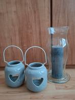 Woonaccesoires ( windlicht/stolp met kaars), Overige materialen, Gebruikt, 50 tot 75 cm, Ophalen of Verzenden